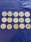15 1950 P & D Washington Quarters 25c 90% Silver