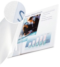 LEITZ Buchbindemappe impressBind A4 3,5 mm weiß Soft Cover 10 Mappen