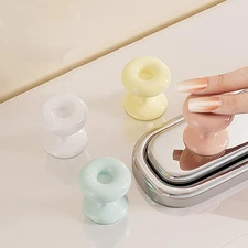 4x Donut Toilet Button Pusher Helper Flusher Top Push Button Bathroom Use Easy