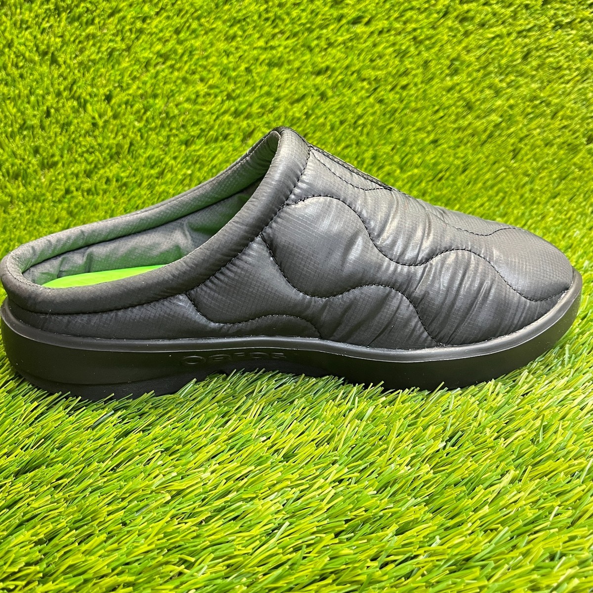 靴 OOFOS OOCoozie Thermo Mule 27cm Oofos OOcoozie Thermo Mule Womens Size 10 Black Casual Slip