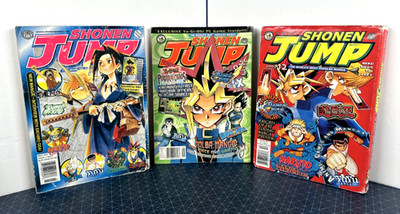 Shonen Jump 2003 Manga Book Lot - March Issue #3, September #9 & December #12