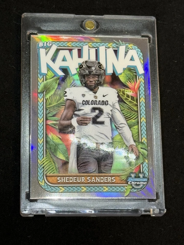 2023 BOWMAN U CHROME SHEDEUR SANDERS THE BIG KAHUNA #TBK-4 - Image 2 of 3