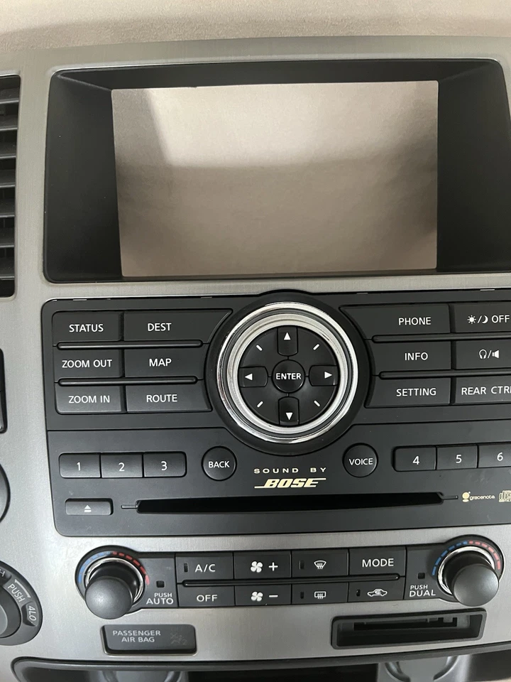 Nissan Armada 08-12, Bose 6 Disk CD Player With GPS and Climate Control - Image 2 of 4
