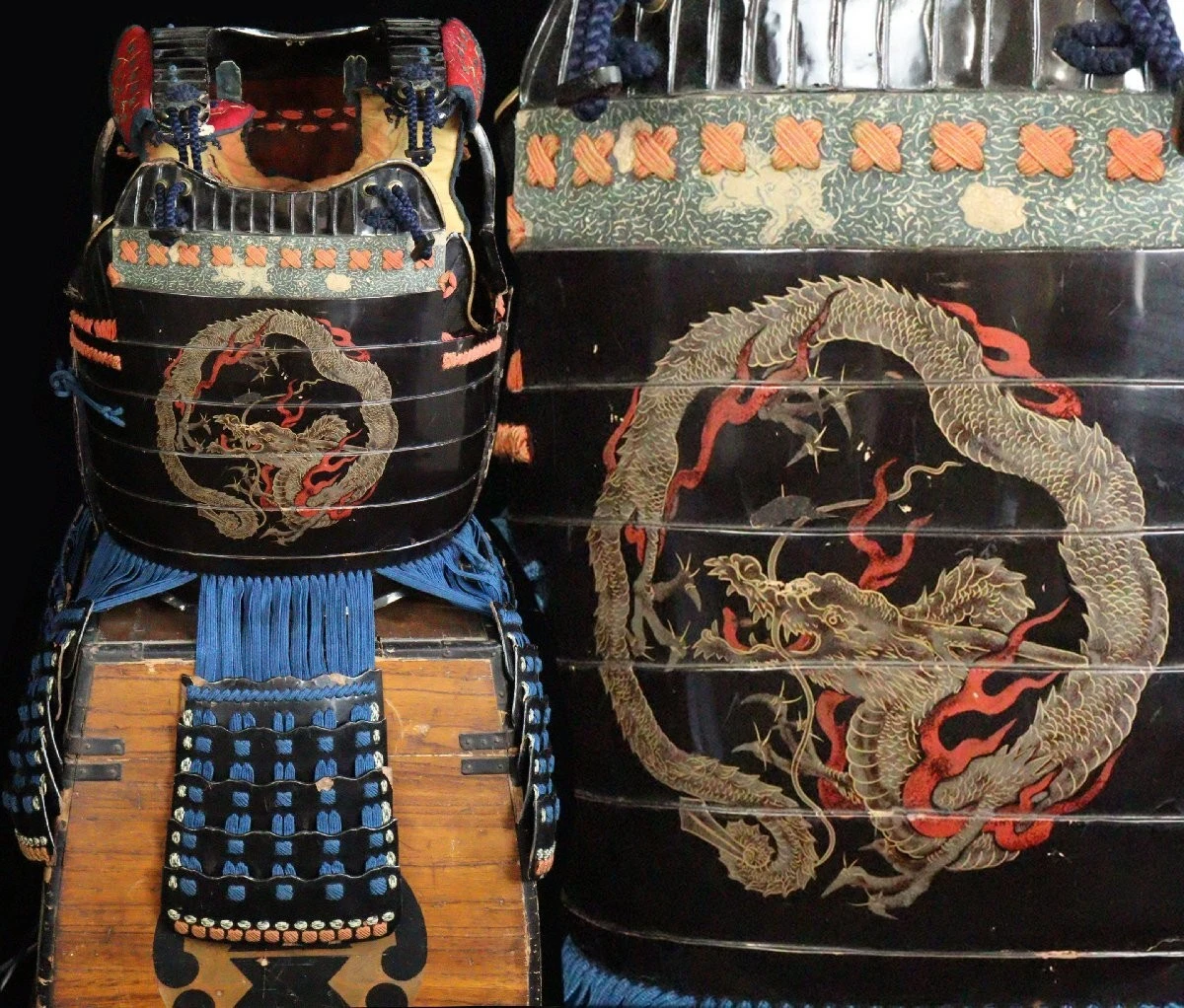金色熨斗古董日本装甲| eBay