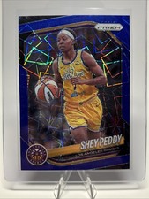 2025 Panini Donruss WNBA Shey Peddy #136 Blue Velocity Prizm