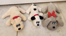 Vtg Pound Puppies Lot Of 3 Stuffed Animals Dogs Plush 80s Tonka FF
