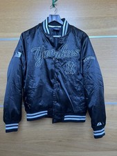 Cooperstown NY Yankees Vintage Black Satin Bo...
