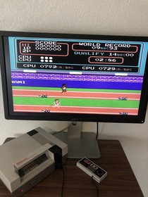 Track & Field Nintendo Entertainment System NES 1987 Konami Official 5S Tested