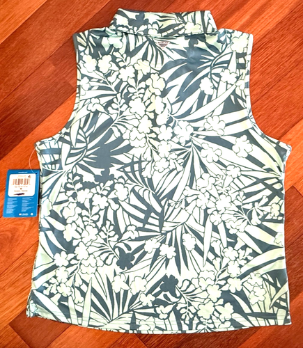 Columbia PFG Women’s Sleeveless Polo NWT M Omni-Shade UPF 50 Omni-Wick Resort - Picture 8 of 12