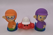 Bubble Guppies Lot of Figures Roller Ball Gil Noni Crab Mattel