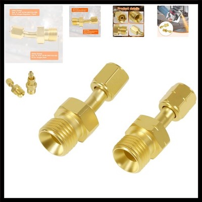 Acetylene Propane Hose Adaptors and Oxygen Hose Coupler Connect Size ''B'' 9/16...