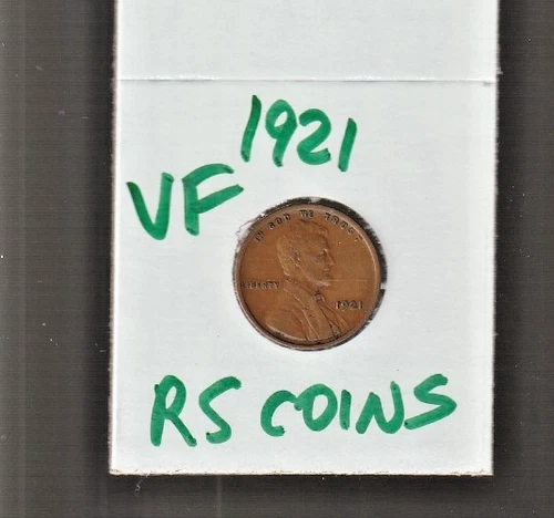 1921     VERY FINE   LINCOLN  CENT   VERY FINE   1921 / RS COINS #41D FREE SHIP