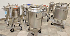Large Lot Stainless Steel Portable Jacketed Vessel Tank Fermentation Bio Reactor