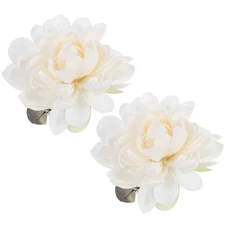 2 PCS Curtain Tieback Clips Flower Curtain Clip Window Curtain Tiebacks