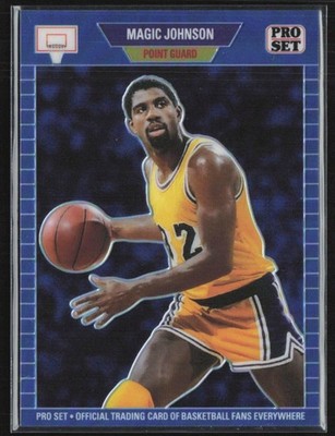 Magic Johnson 2024-25 Leaf National Convention Pro Set Blue /15 #PSB-47 Los