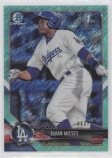2018 Bowman Chrome Prospects Aqua Shimmer Refractor 68/125 Johan Mieses 0gx4