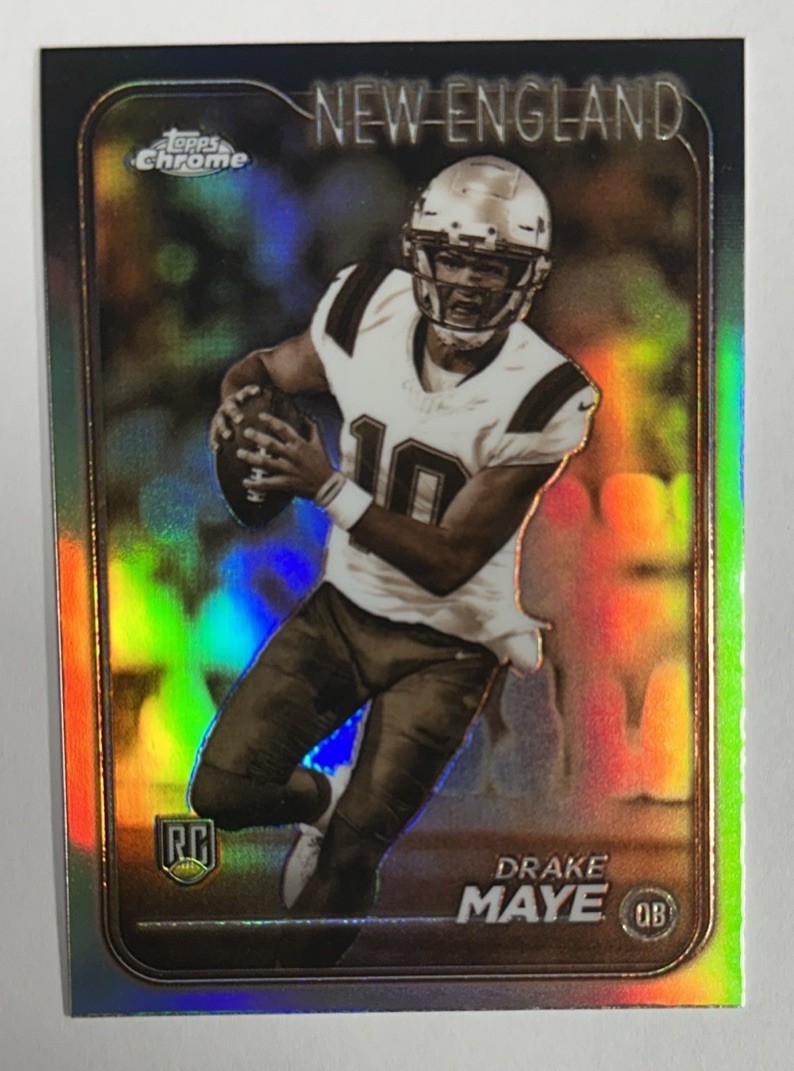 2024 Topps Chrome Sepia Drake Maye Rookie RC #203