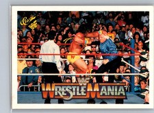 1990 Classic WWF The History of WrestleMania Ultimate Warrior/Rick Rude #106 -NM