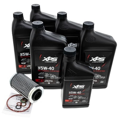 Can-Am New OEM Spyder Oil Change Kit 5W40 for Rotax 1330, 9779249, 9779484