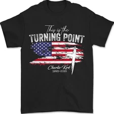 Charlie Kirk Shirt, This is The Turning Point Motivational Unisex T-Shirt