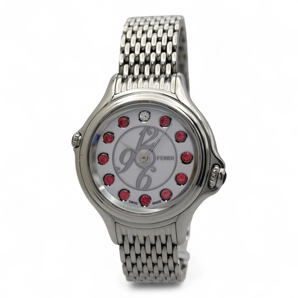 Fendi Crazy Carats Rotating Gems 38MM Ladies Steel Watch | eBay