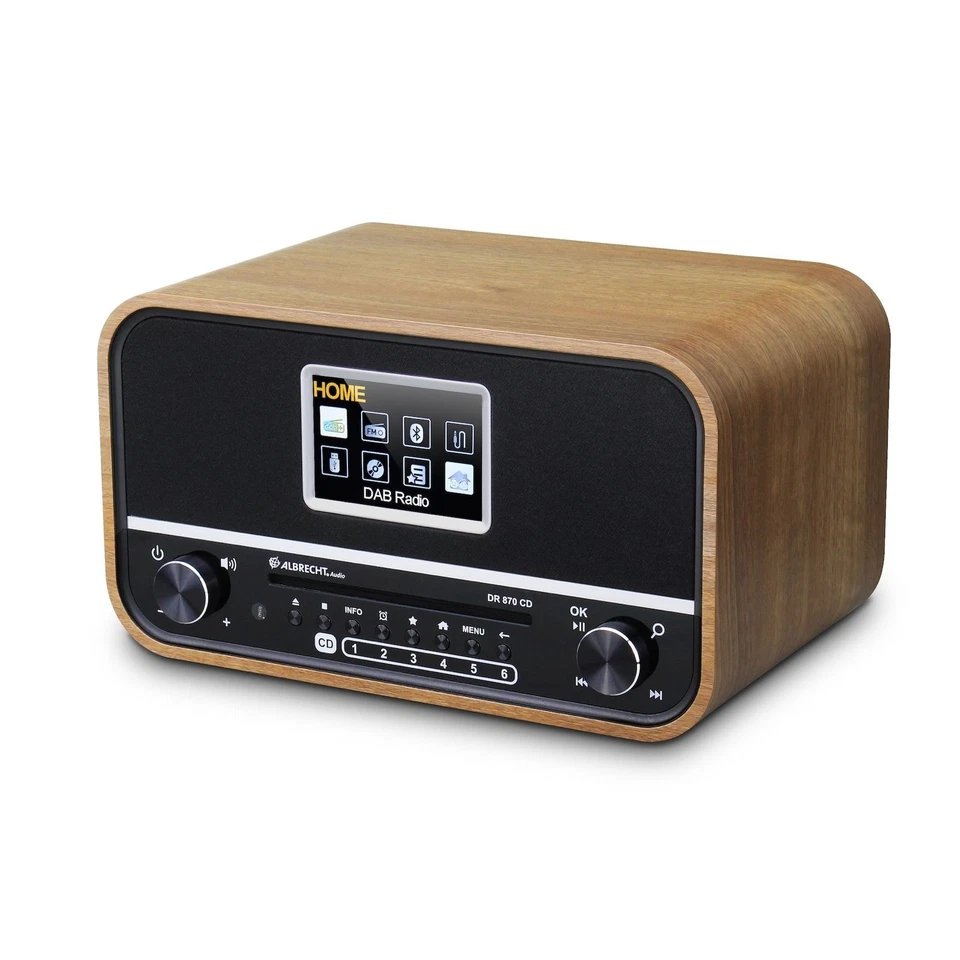 Albrecht DR 870 CD Seniorenradio, DAB+/ UKW/ CD/ USB Tischradio DAB+, UKW DAB+ - Bild 2 von 4