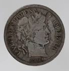 1909-D Barber Dime (B2244)