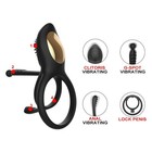 Penis Cock Ring Vibrator G-spot Dildo Massager Sex Toys For Women Men Couples
