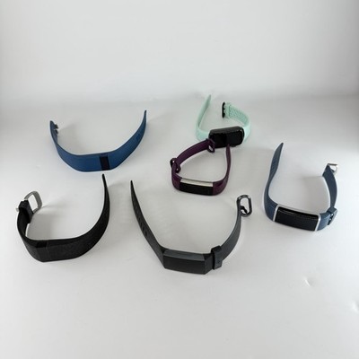 Lot of 6 Fitbit Mixed Brands Activity Tracker Smart Watches Untested For Parts