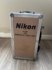 Nikon CT-303 custodia obiettivo legno duro per Nikkor ED AF 300mm f/2.8 - USATA - SOLO CUSTODIA