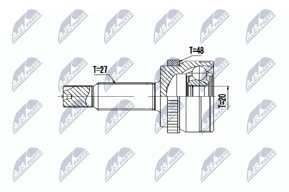 Fits NTY NPZ-HY-550 HYUNDAI IX35 2.0I 4WD 10-15 EXTERNAL JOINT, KIA S ⭐UK Stock⭐ - Image 6