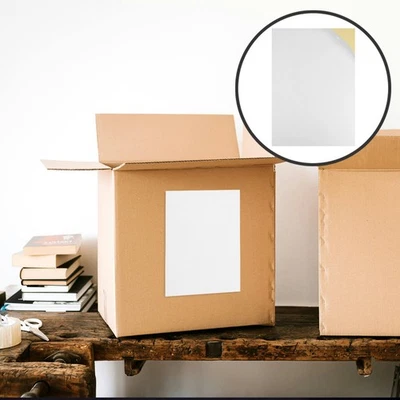 100 Sheets Papier Collant Stickers Imprimante Autocollants D'imprimante - Photo 1/4