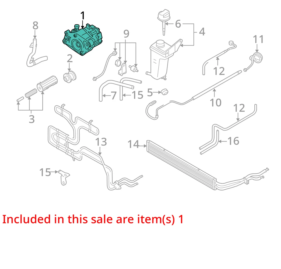 Bomba de dirección asistida convertible para 04-09 AUDI S4 5216062 Foto 3 de 4
