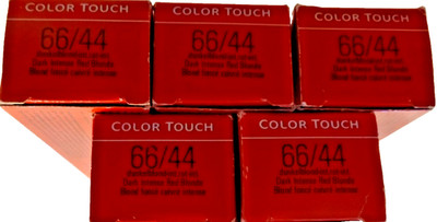 Wella ColorTouch Intensiv-Tönung VIBRANT REDS66/44 DUNKELBLOND INT. ROT-INTE. 5X