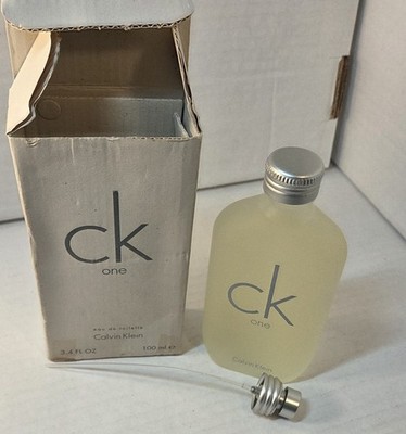 Ck One by Calvin Klein Eau De Toilette Spray(Unisex)3.4 oz/100 mle-NEW-Free S&H!