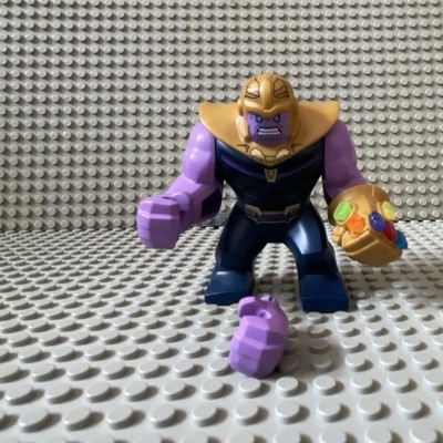 LEGO Marvel Thanos BigFig Minifigur 76107 mit Infinity-Handschuh (vollständig)