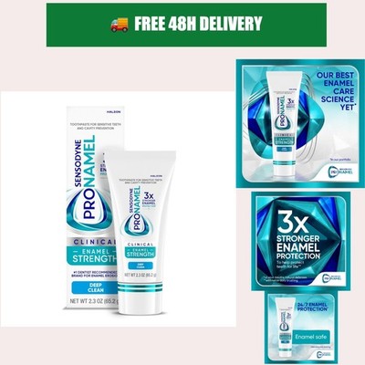 Sensodyne Pronamel Clinical Enamel Strength Toothpaste, Deep Clean, 2.3 oz