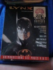 Atari Lynx Gray Matters Magazine Volume 3 - Batman Returns Mint See Pics
