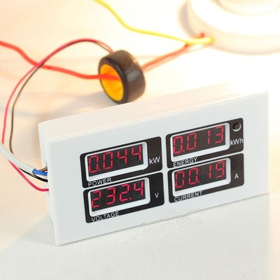 Digital  0-100A LCD Volt Current Power Panel Meter Ammeter Voltmeter AC 80-260V