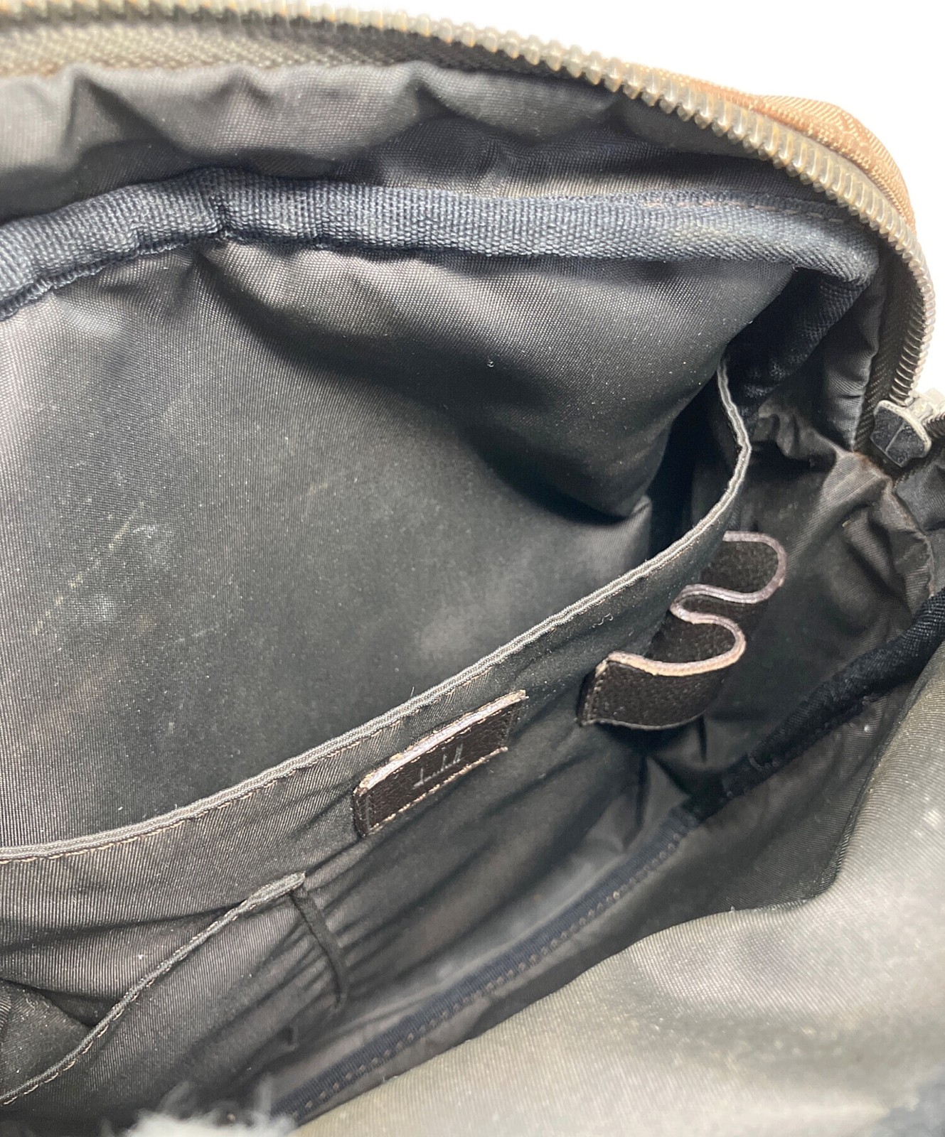 dunhill Shoulder Bag D8 Canvas Burberry Trench Coat Brown Used  thumbnail 8