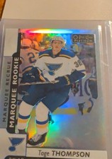 2017-18 O-Pee-Chee Platinum - Marquee Rookies Tage Thompson #192 Rainbow (RC)