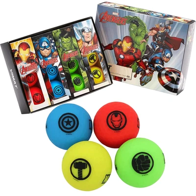 VOLVIK 2025 LTD EDITION VIMAT MARVEL AVENGERS SUPER HERO GOLFBÄLLE / DUTZENDPACK