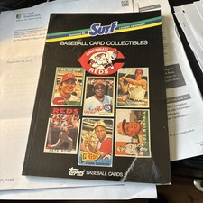 1988 Surf Cincinnati Reds Topps Baseball Card Collectibles Book! Defect On Cover