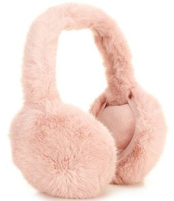 Anna & Ava Faux Fur Earmuffs - Pink, One Size