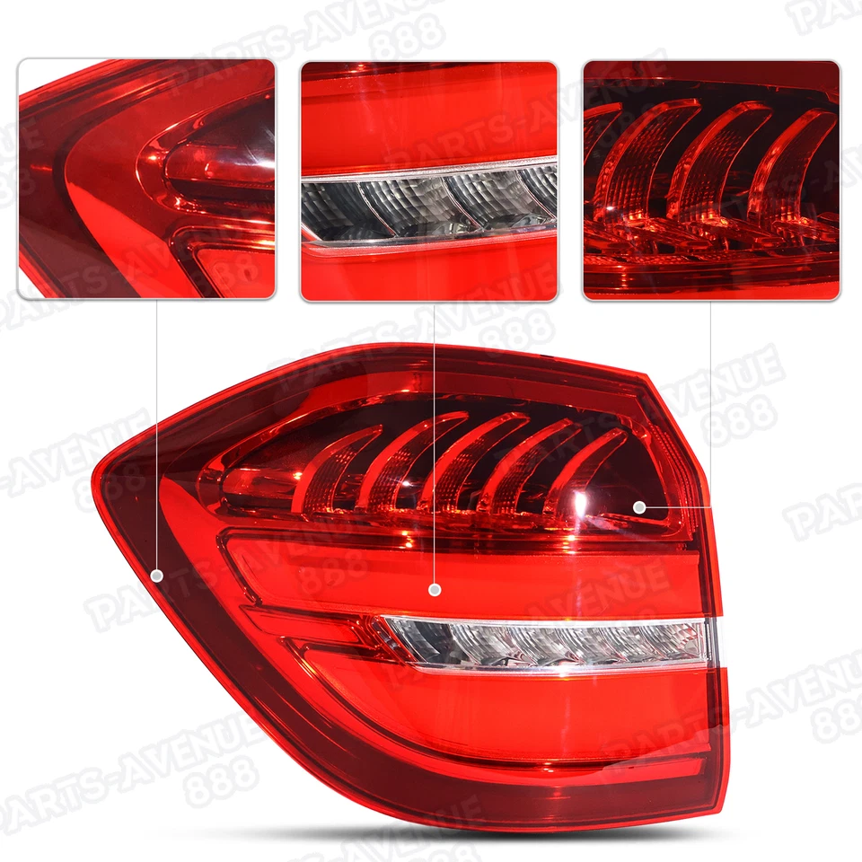 Luz trasera exterior izquierda para Mercedes-Benz GLS450 GLS550 GLS63 AMG X166 2017-2019 Foto 4 de 4