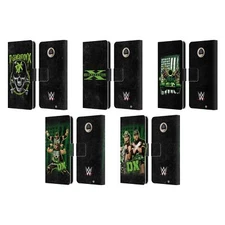 OFFICIAL WWE D-GENERATION X LEATHER BOOK WALLET CASE COVER FOR MOTOROLA PHONES
