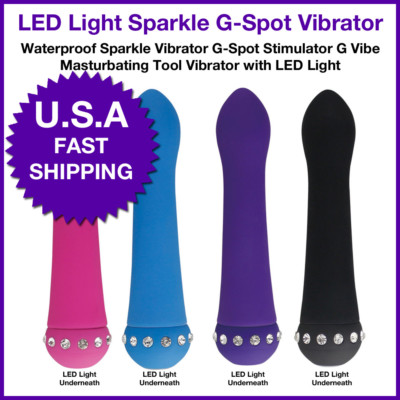 Diamond Studded Female Vibrator G-Spot Stimulator Masturbator Orgasm Sex Toy 