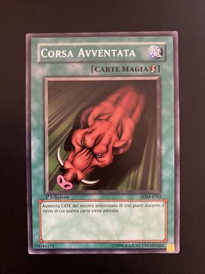 Yu Gi Oh Racing Reckless Sdm-i043 Rare Ita 1ed near Mint