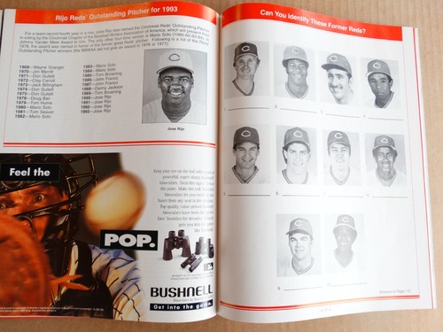 Cincinnati Reds 1994 Official Yearbook - Picture 17 of 19