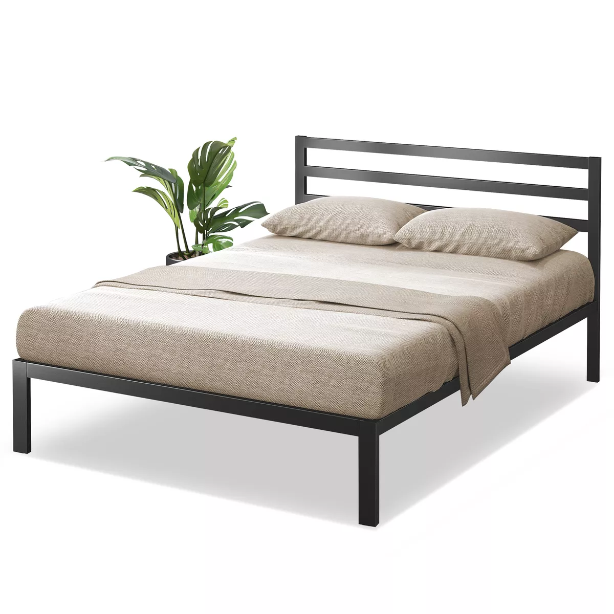 Zinus queen metal bed frame deals